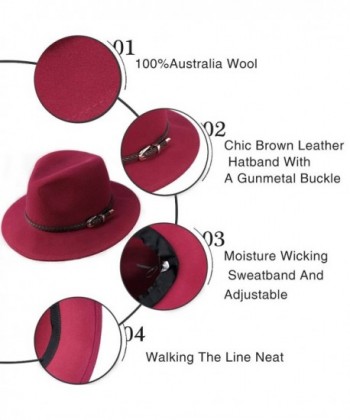 Verashome Fedora Crushable Vintage Leather in Men's Fedoras