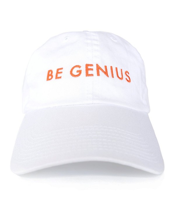 The Genius Brand Be Genius Dad Hat For Men and Women - White - CD185T86759