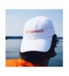 The Genius Brand White Dad in Women's Baseball Caps