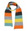 Simplicity Women's Winter Multi-Color Patterned Reversible Knit Scarf - 3397_orange/Yellow - CM11GGS9L11