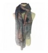 YOUR SMILE Large Tartan Fashion Women Warm Blanket Scarf Lovely Wrap Shawl - Gray - CW186I9582R