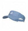 Peace Symbol Embroidered Washed Visor - Lt Blue - CN184WXO8GW