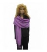 Cashmere Pashmina Group: Solid Pashmina Shawl- Scarf- Wrap & Stole(Regular size) (LAVENDER) - CL111A5FCY9