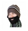 Beard Head - The Original Stubble Chico Knit Beard Hat - Black - CY12IQ8FNZB