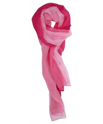 Silk Ombre Lightweight Accent Scarf Pink Ombre CN1872YAY7T