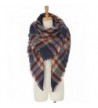 Cashmere Blanket Scarves Buffalo Checked