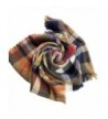 Plaid Infinity Scarf Women's Wrapables Tartan Cashmere Scarves Blanket Wrap Shawl by Brilanter - Orange - CK1862647GU