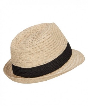 MG Womens Toyo Braid Fedora in Women's Fedoras