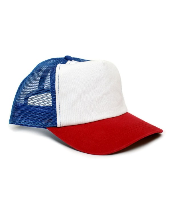 Stranger Things Movie Cap Hat Red/White Cotton Royal mesh unisex-adult Snapback - CL1822KNT4X