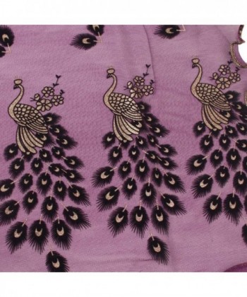 Julycoffee Peacock Purple Pretty SJ1378 in Fashion Scarves