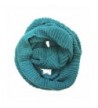 Wrapables Thick Knitted Winter Warm Infinity Scarf- Turquoise - C511I04EXH1