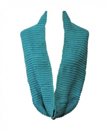 Wrapables Knitted Winter Infinity Turquoise in Cold Weather Scarves & Wraps