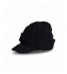 Charcoal Off White Light Grey Newsboy Cable Knitted Hat for Women in Black