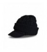 Newsboy Cable Knitted Hat for Women in Black- Charcoal- Light Grey- Off White - Black_Heavyweight - CQ11N4RT8FV