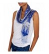 NOVICA Blue 100% Silk Batik Scarf- 'Awakening' - C011D8XHBTV