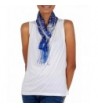 NOVICA Blue Batik Scarf Awakening