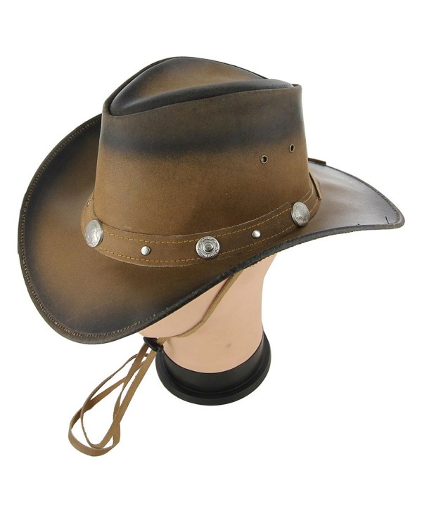 Leather Buffalo Nickel Prairie Dog Hat - CR184AOHE0W