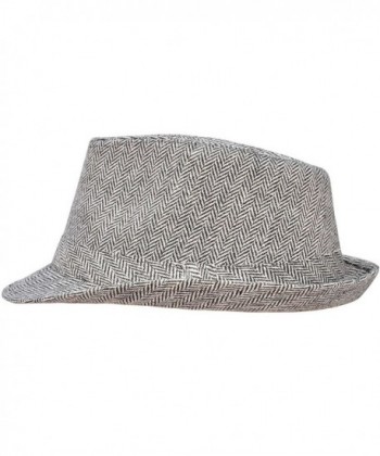 Livingston Unisex Manhattan Structured Gangster in Men's Fedoras