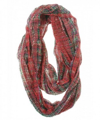 Cejon Mesh Style Scarf (One Size- Red) - CM126MFRBYL