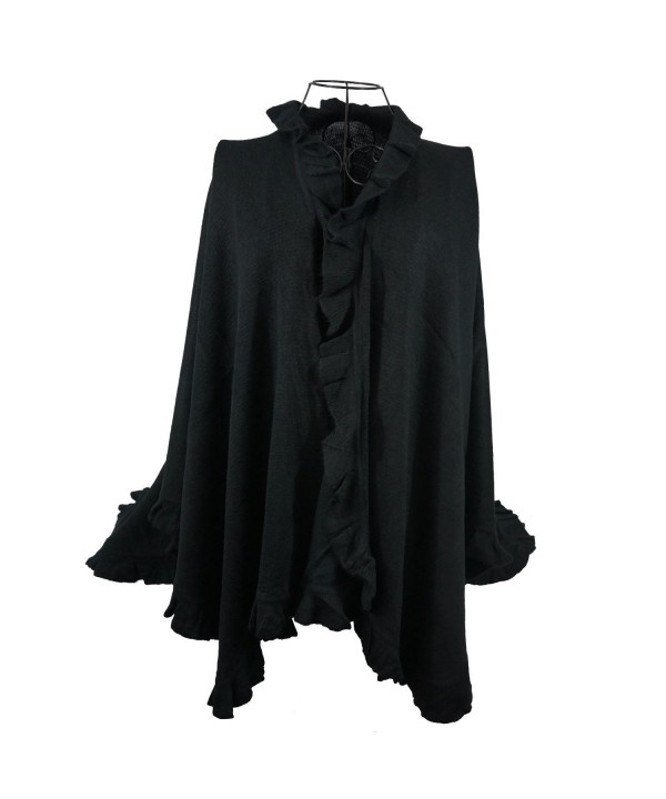 Knitted Premium Fashion Stretchy Elegant - Black - C111Q2OBD3X