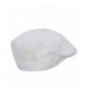 White Knitted Gatsby Ascot Newsboy in Men's Newsboy Caps