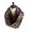 HONEYJOY Lady Comfort Warm Fashion Lovely Chunky Tartan Plaid Blanket Scarf Wrap - 9 - CR12N8ZTNU9