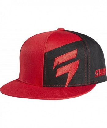 Shift Racing Mens Contrasted Ap Snapback Adjustable Hat - Red - CP122EXVR4P