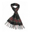 Lovarzi Men's & Women's Wool Tartan Scarf - Winter Scarves - Made in Scotland - Black Stewart - CX1165QZO33