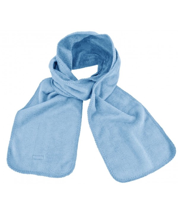 White Sierra Cozy Scarf - " Sky Blue " - C217Z6ZQZ7R