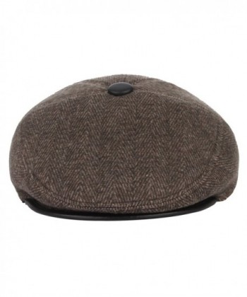 Gemvie Woolen Earflap Newsboy Earmuff in Men's Newsboy Caps