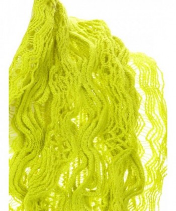 Womens Multi Ruffle Infinity Mustard in Fashion Scarves