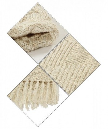 Camellia12 Turtleneck Tassels Sweater Blanket in Cold Weather Scarves & Wraps