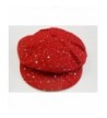 Red Sparkle Newsboy Hat Ladies