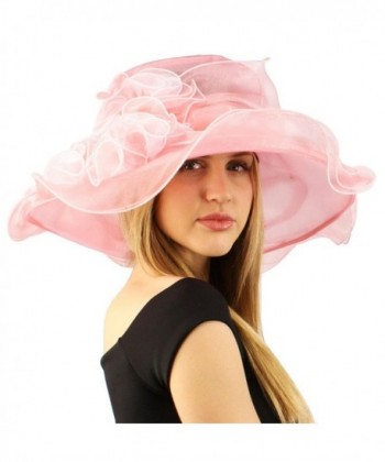 Kentucky Floppy Ruffle Organza Hat