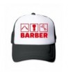 Barber Tool Trucker Hat Mesh Cap Adjustable Snapback Strap - Black - CH12NDW7O2X