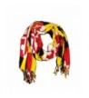 Maryland Flag Pashmina Scarf Shawl with University of Maryland Colors - CB12O4PBIE6