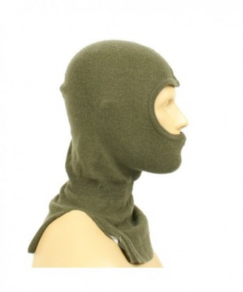 Military Surplus cotton Balaclava Green in Men's Balaclavas