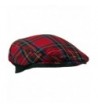 Authentic Royal Stewart Tartan Golf Cap - Made In Scotland - C011IWEFZVH