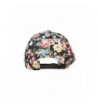 David Young Floral Black Cotton in Women's Baseball Caps