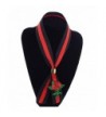 ALAIX Chic Embroidery Skinny Scarf Tie Chocker Neckerchief for Women - Black - CW187Z2YMAN