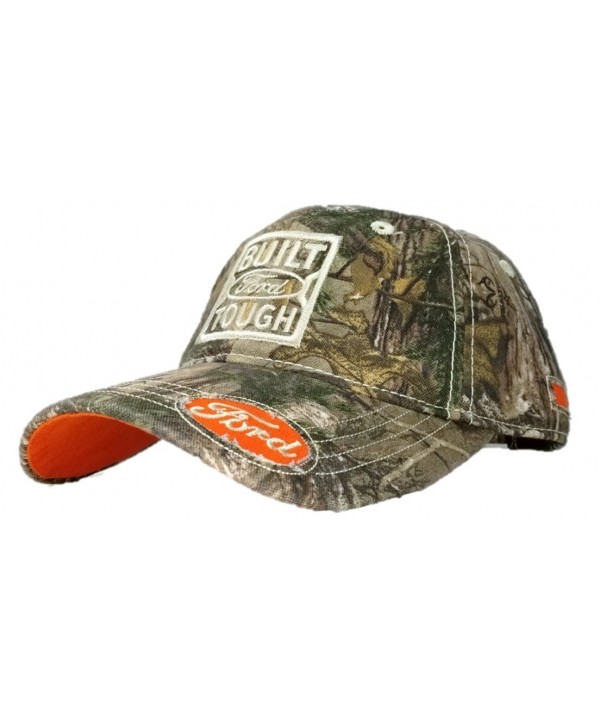 Ford Built Ford Tough Real Tree Baseball Cap- One Size - C911CE5EXFT