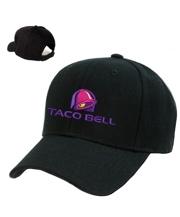 *TACO BELL* Black Embroidery Adjustable Baseball cap Souvenier Gift Unique Hat - CS127AIBUGX