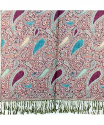 Silver Fever Jacquard Teardrop Pashmina