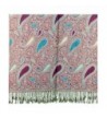 Silver Fever Jacquard Teardrop Pashmina