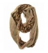 Collection Eighteen Women's Sequin Multi Pattern Infinity Scarf (OS- Rose Dust) - CH11QXHDCY7