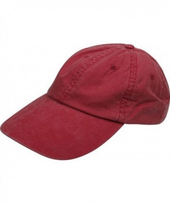 Adams Sunbuster Pigment Dyed Twill Cap With Extra Long Visor (Nautical Red) (ALL) - CJ116XTWKLV