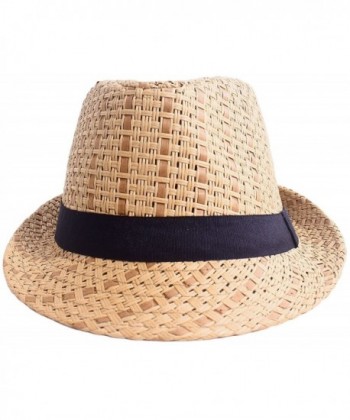 Simplicity Summer Panama Fedora 745_Brown