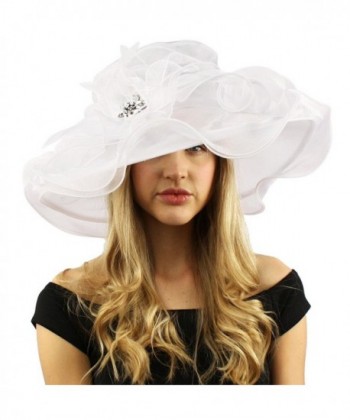 Kentcky Floppy Ruffle Organza Hat