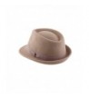 Classic Italy Trilby Pliable Camel 2 in Men's Fedoras