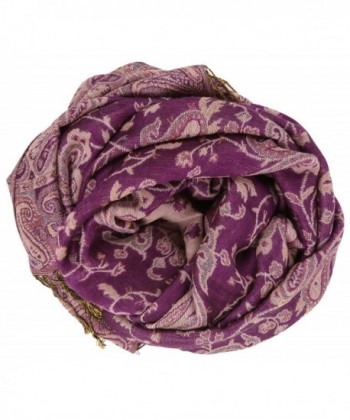 LibbySue Reversible Tapestry Paisley Pashmina Colors in Fashion Scarves